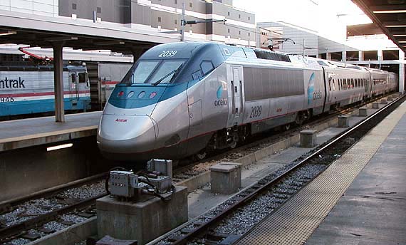 I want to ride on Acela!